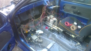 Wiring loom in 'thinning out mode'